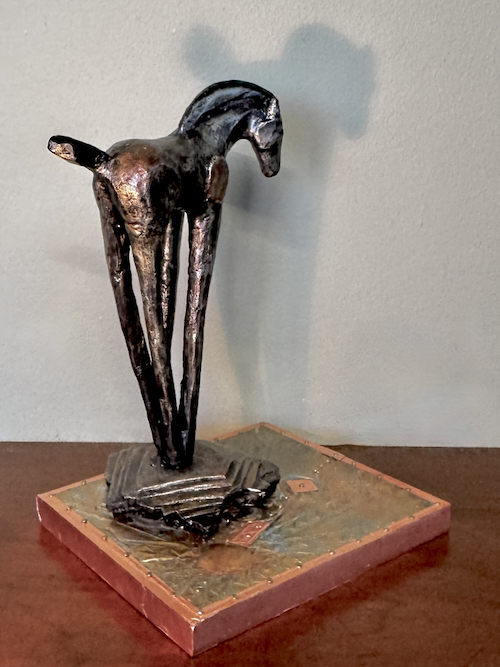 Valor 12x8.5x7 $900 at Hunter Wolff Gallery